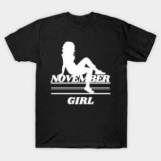 November Birthday Women November Girl S T-Shirt